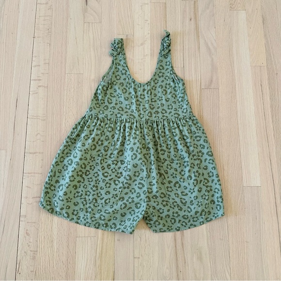 NWOT Cat & Jack Girls Shortalls Woven Romper, Size Small - Picture 5 of 6